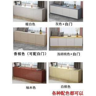 实木态板窗飘窗家生柜厨房储物柜可344坐阳台置物矮柜用客厅台收