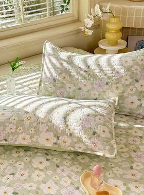 202印5爆款轻-奢赫本亲肤云朵棉单品系花列床盖夏被四56028件套