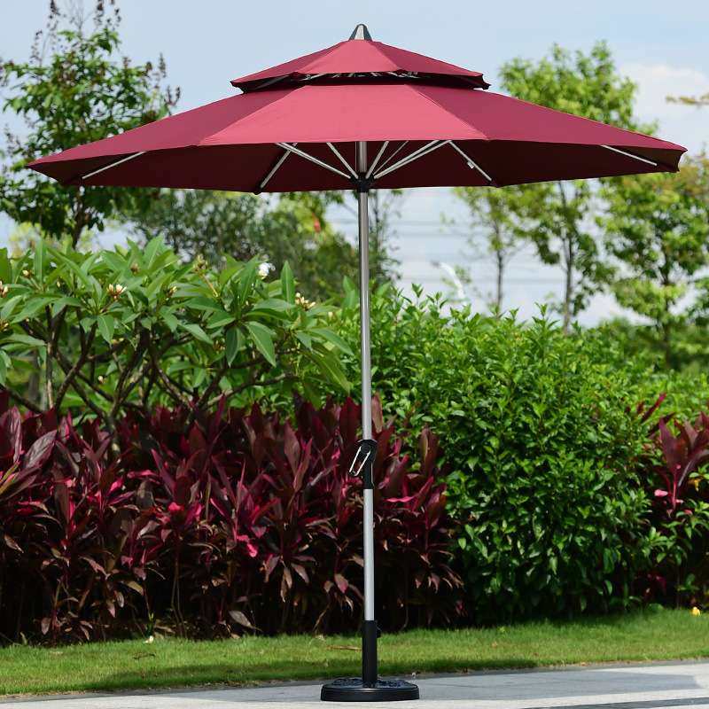 户外遮阳伞庭院桌椅中柱伞室外阳台摆摊手摇大太阳伞咖啡店,电子元器件市场,其它元器件,淘宝优惠券,粉丝福利购,淘宝优惠卷