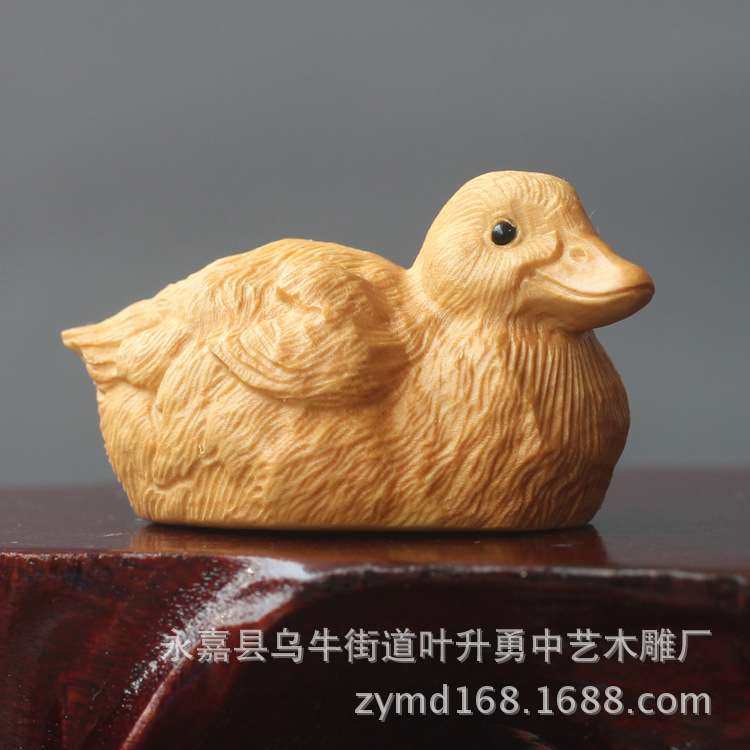 黄杨木雕工艺品小鸭动物茶宠木质雕刻鸭子手把件手工家居摆件送礼,电子元器件市场,其它元器件,淘宝优惠券,粉丝福利购,淘宝优惠卷