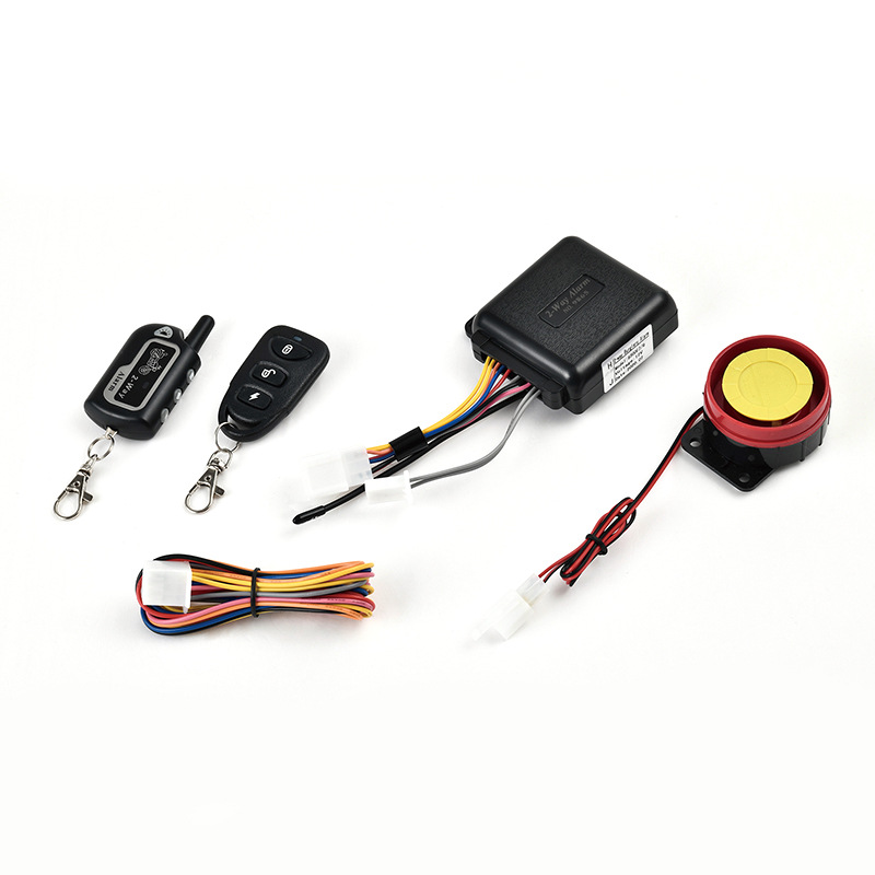 厂家批发 摩托车双向防盗器遥控报警振动提醒Two Way alarm