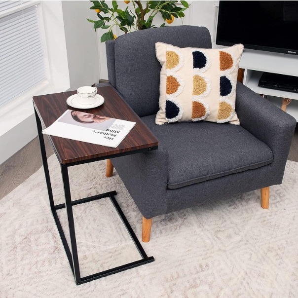 厂家直销C形桌沙发侧桌简约轻便可移动 27 英寸(约 68.6 厘米)高