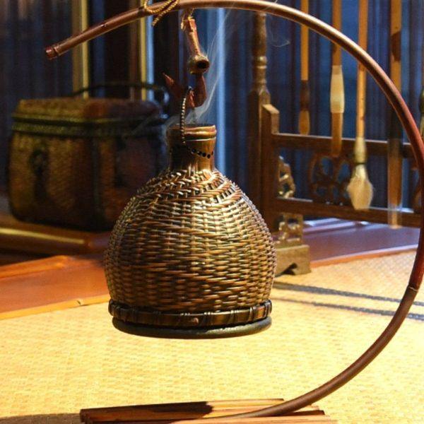 仿古手工竹编香炉香道熏香炉家用焚香炉竹制香炉香插香座居家摆件,家居饰品,工艺扇/团扇/喜扇/折扇,淘宝优惠券,粉丝福利购,淘宝优惠卷