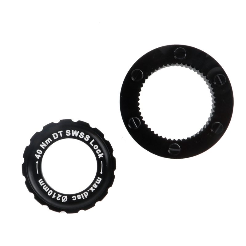 DT中锁转六钉碟片转换座 中锁轮组 桶轴花鼓中锁锁紧盖 散装