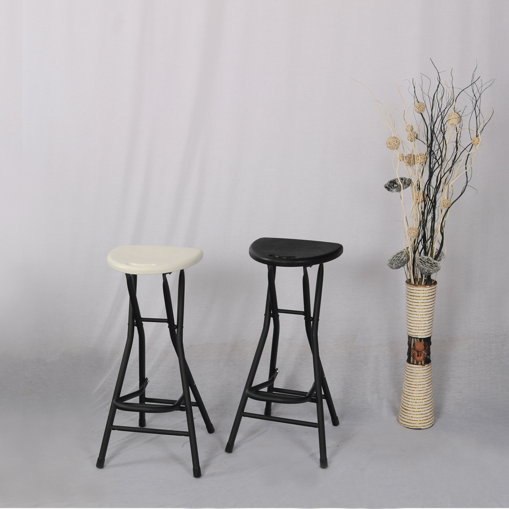 钓鱼凳折叠阳台凳子吧台椅酒吧凳便携高脚前台凳椅有搁脚折叠凳子