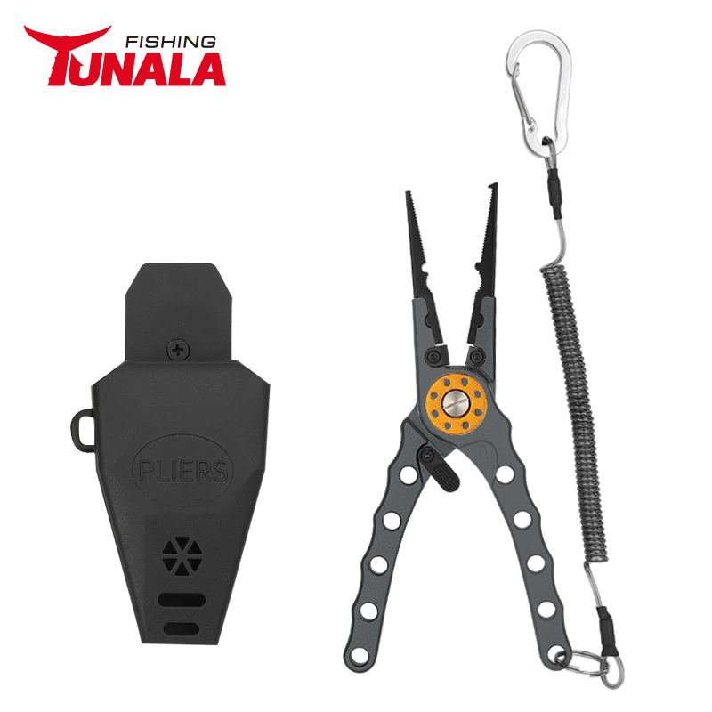 工厂现货直销  铝合金路亚钳/钓鱼钳/控鱼器/摘钩钳/压铸钳