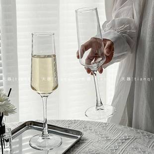 天器高档小时代香槟杯起泡高脚杯苏打水鸡尾酒玻璃酒杯酒具甜酒