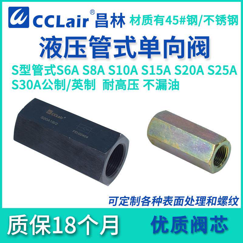 S6A1.0液压S8A2管式S10A3止逆阀S15A52 S20A22B S25A31 S30A S10P