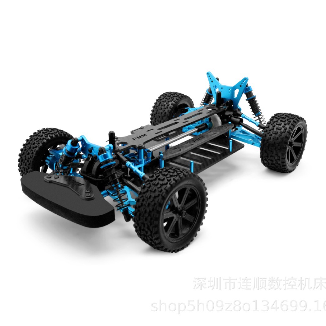 1/10TT02B拉力KIT车架碳钎维底盘铝合金部件DIY升级款遥控车架
