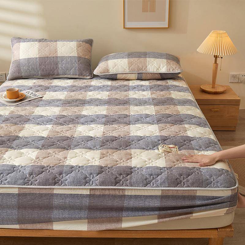 夹棉加厚床单笠防保尘床罩床单席梦思件GL01-01床垫护套