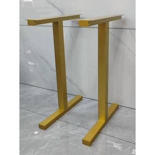 #铁艺桌腿工字形个性书桌茶几餐桌木板架子金属支撑脚电脑桌桌子