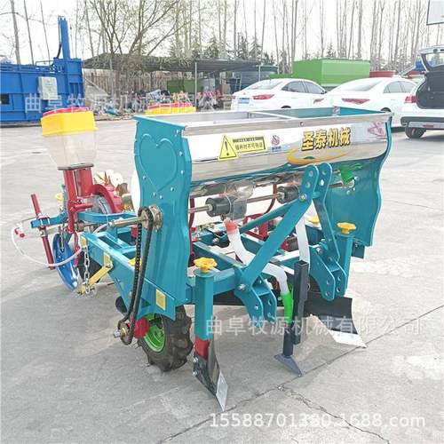 膜上播种厂家厂开沟施机肥播种一体机玉米播ST-2种施肥机家