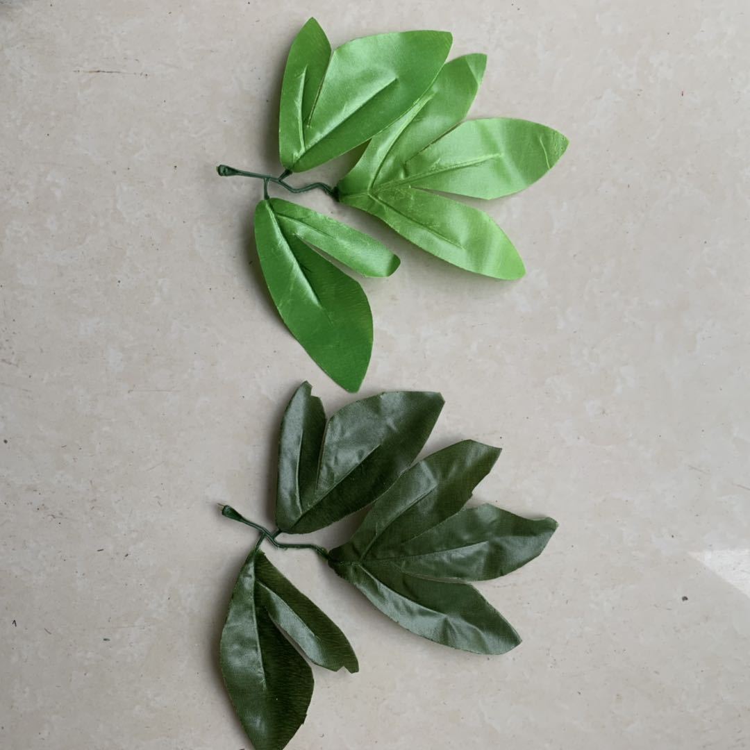 丝袜花仿真牡丹叶手工材料