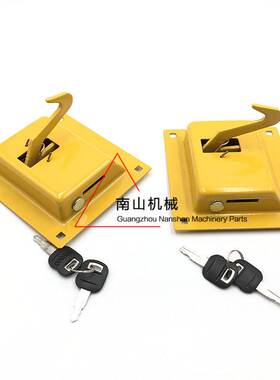 卡特E306/307/307C/307D/308后盖锁引擎盖锁机盖锁边门锁挖机配件