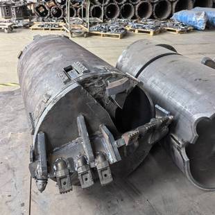 旋挖钻头钢护筒 地下连续墙抓斗TRD配件 捞砂钻头管桩桩尖全护筒