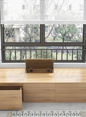 塌塌米床14361衣柜发一体组合空定制拼沙床省小户型卧室间储物榻