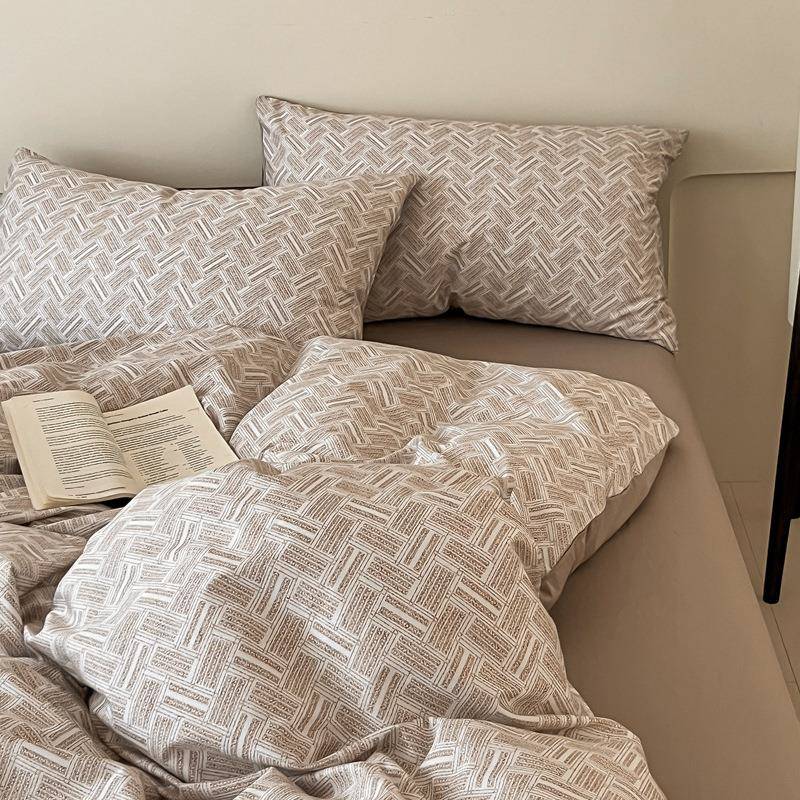 简HC-日式约纯棉被罩套用件单2025春季全棉被单买宿舍单人被套床