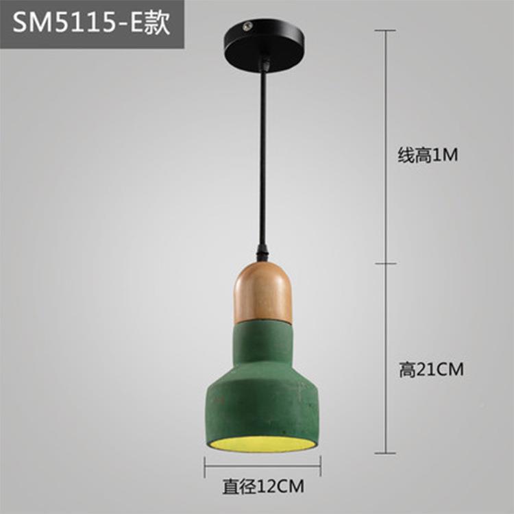 明耀灯特水泥工吊灯餐厅吊灯酒业吧饰美式仿古PL564120过道仓库茶