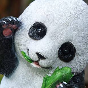 艺户外庭院装JH-0168饰仿真动物熊猫摆件花园草树坪景雕观园林脂