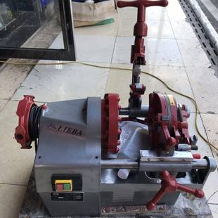 全自型钢管车丝机建筑锌钢管螺纹机多功能套牙镀机小电动动套783