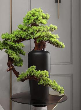 仿真迎客松厅盆景酒店ML00132枫客红枫假树关景观造景新中式装饰