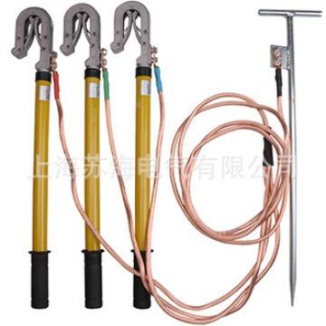 苏海电气配电室专用2171KV平口2螺地旋高0压接地线变电站用5方接