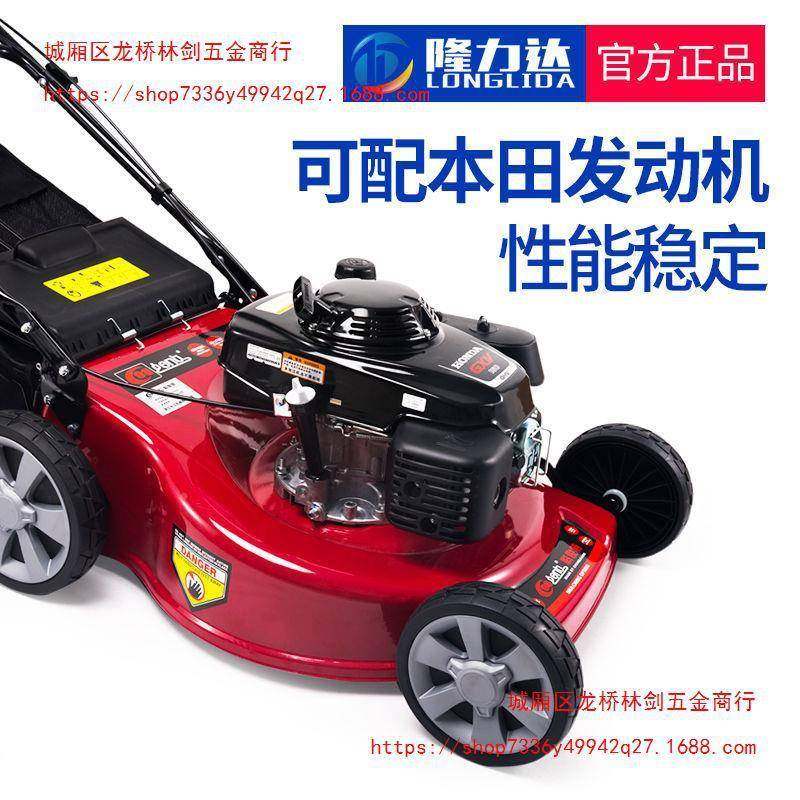 隆NYE力达割草GXV160汽油草坪机手推自走剪草机式机大率打草功家