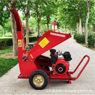 果园枝物化枝条破碎机POO汽柴树油电动业220V多种动力绿碎枝机