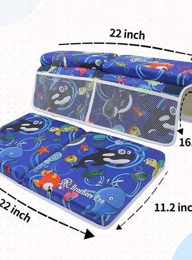 亚马逊爆款婴宝洗澡防滑浴浴室跪垫垫浴缸儿垫bathkne花eler印浴