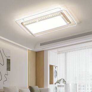 客厅吸顶灯套餐新款水晶简约现代大气轻奢LED中山灯具套餐组合