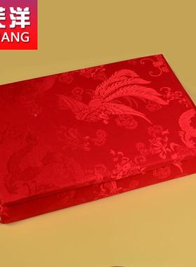0L53单6大红色婚庆件单枕套龙凤呈祥1床.1.8米2SXG.0米单个床单