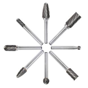 硬质合金旋转锉套装 合金打8pcs磨头直磨木头旋转工磨打磨钻机头8