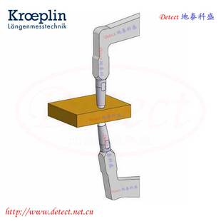 C110 数显外径卡规 0-10mm 德国 kroeplin 外测卡规 K110 外卡规