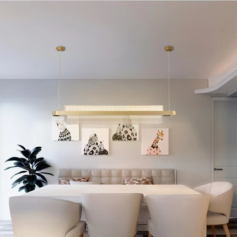 北欧现代简约轻奢餐厅吧台吊灯设计师创意展厅前台办公室展厅极简