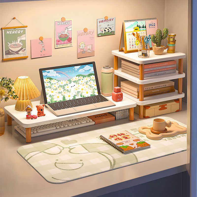 桌面收纳架电脑显示器增高架台式屏幕抬垫高底座托架置物架