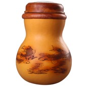 蝈蝈罐葫芦精品叫罐高端雕花虫具笼子本长过冬文玩口盖蒙心蛐蛐罐