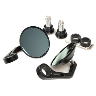 龙嘉V咖250 V途LJ250 V霸改装后视镜 复古后视镜 车把圆镜 手把镜