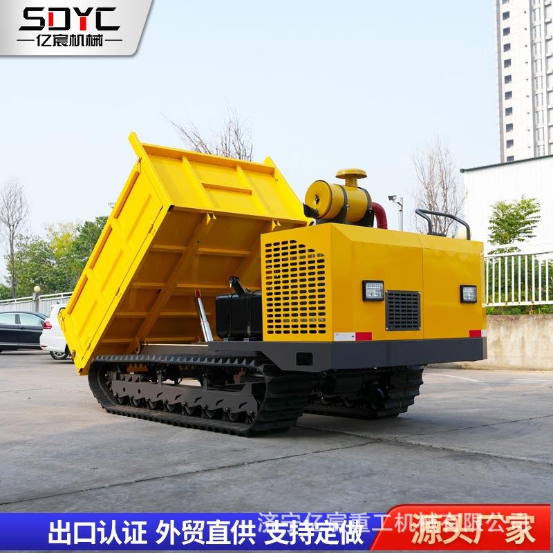 出口履带式运输车果园山地农用全地形履带车拉沙子搬运车