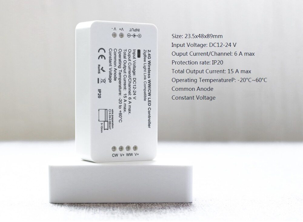 RGBW RGB ZIGBEE 灯带控制器 HUE APP控制器 亚马逊音箱连接