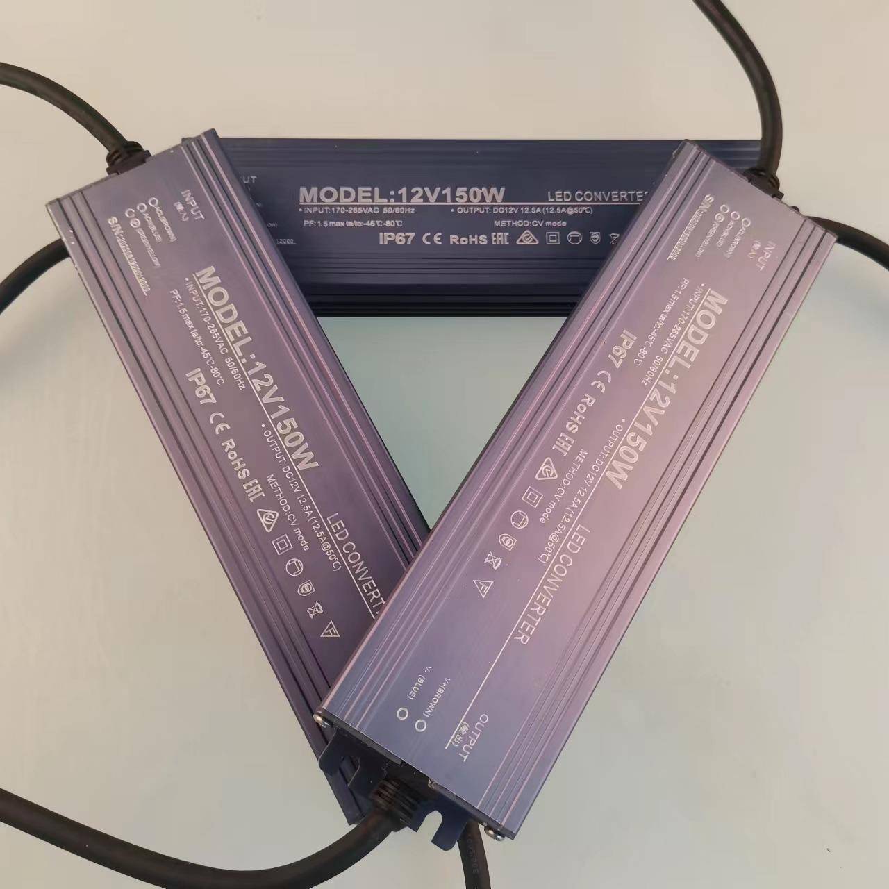 LED防雨电源驱动12v150w室外灯带电源恒压电源LED防雨防水电源图片
