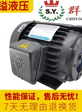 台湾SY群策电机0.75KW 1.5KW 2.25KW 3.75KW 5.6KW 11KW油泵电机