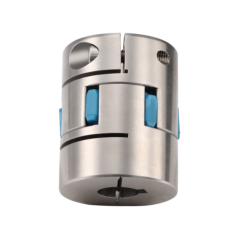 厂家直销不锈钢梅花夹紧联轴器伺服马达电机光伏用连轴器