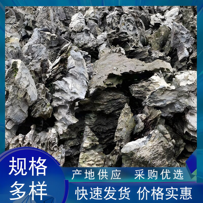 英石假山天然峰山石盆景青龙石鱼池假山承接鱼池假山石驳岸石摆件