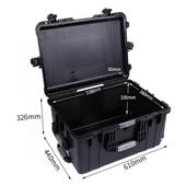 黑色提拉杆QGP航空运手输防箱D613防摔精密仪3器仪表拉护杆箱