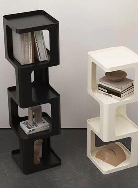 玩客厅书架落地物架旁儿童转角简易卧室电视置SNA小书柜铁艺具收