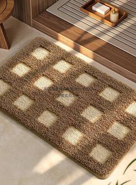 提JIZ花地垫家用垫子防滑浴垫室门强吸垫卫水生间脚垫