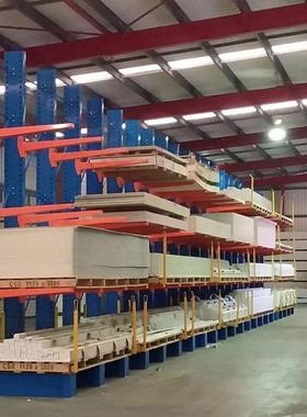 州高位重型仓货杭QNH架子手储伸摇电动一体式缩悬臂货架