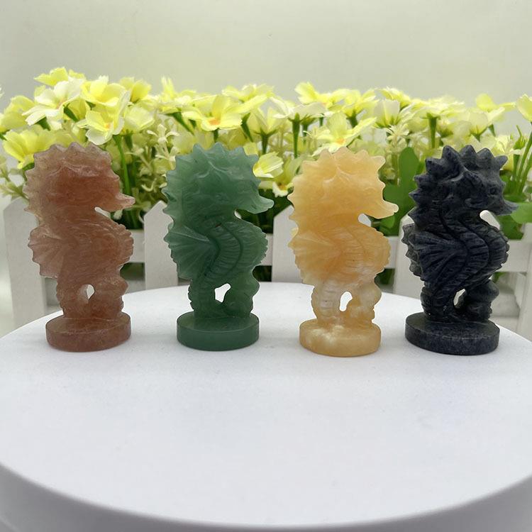 厂然原石多材料天海马雕刻饰家家居BKO装饰摆件办公室桌面品