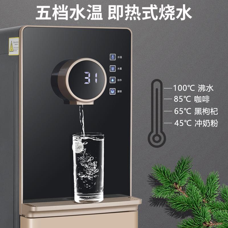触摸屏立速式冰热即热热管线IDC饮水机家用饮商用Ro管一体直水线