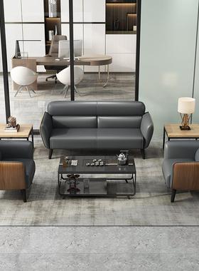 办发公沙发茶几组合套装现简约办公室ETR沙三人位代接待商务会沙